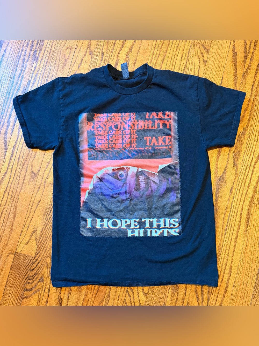 Mouthwashing Game Graphic Tee - "I Hope This Hurts" - Size Medium